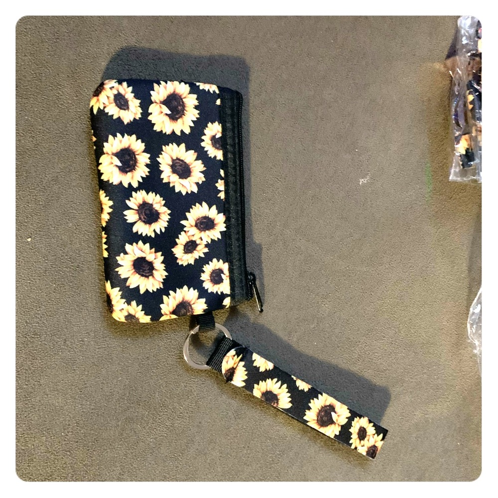 Sunflower Wristlet